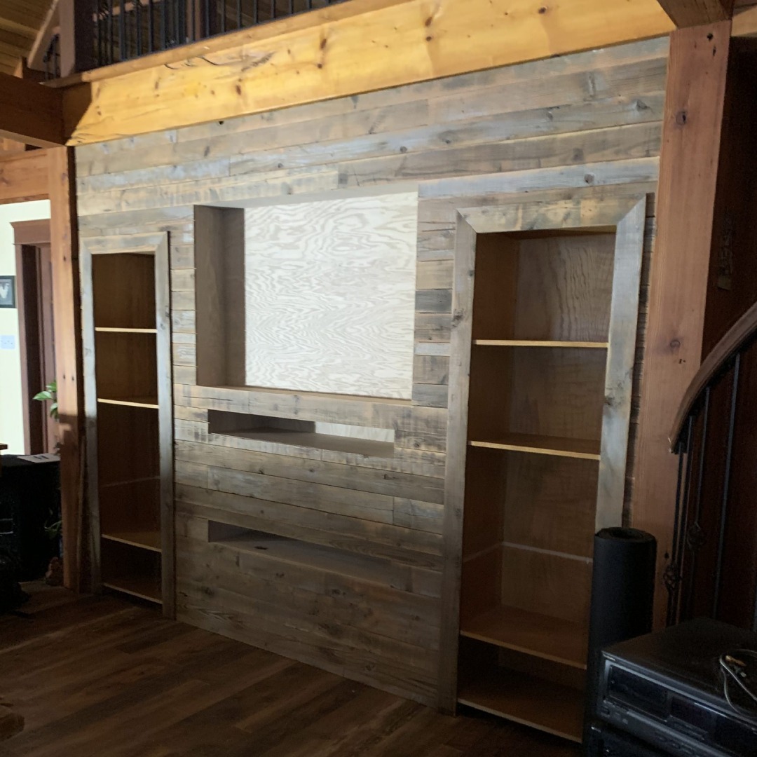 boiseries dans un salon