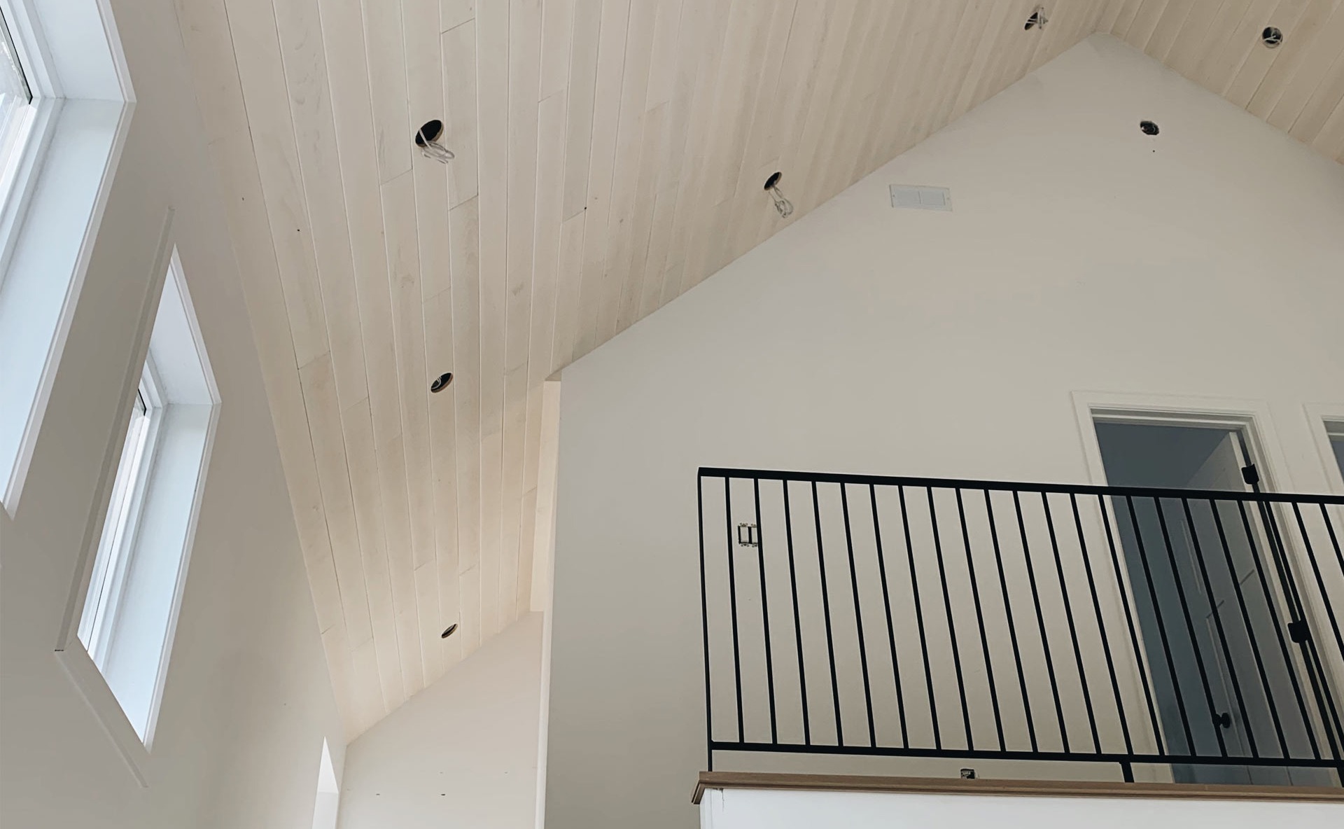 rénovation finition intérieure de chalet